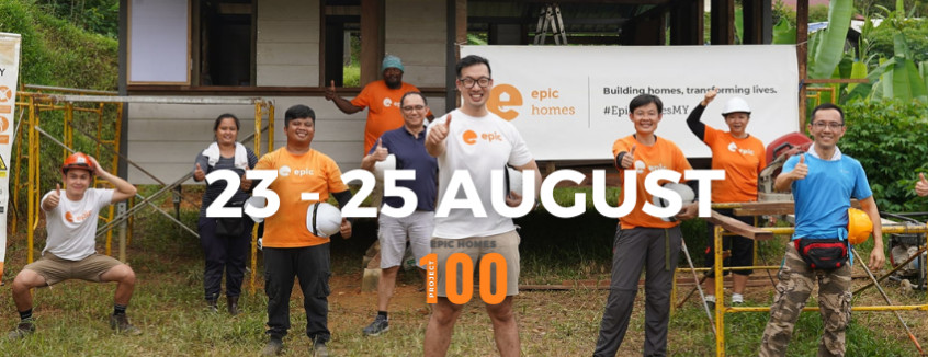 Build EPIC Homes on 23rd - 25th August