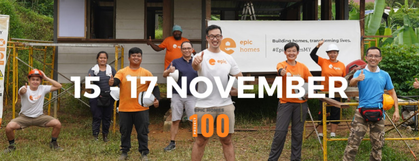 Build an EPIC Home on 15th - 17th November