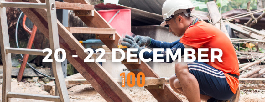 Build EPIC Homes on 20th - 22th December