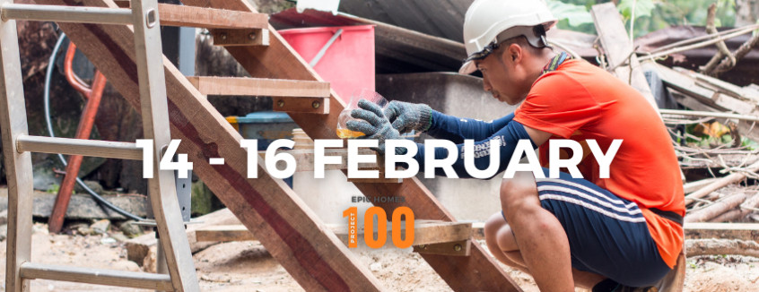 Build EPIC Homes on 14th- 16th February 