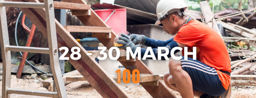 Build EPIC Homes on 28th - 30th March 