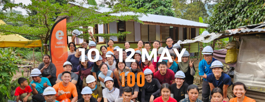 Build EPIC Homes on 10th - 12th May