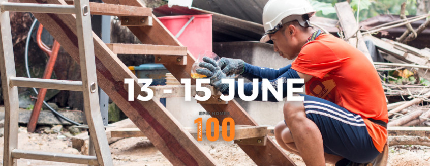 Build EPIC Homes on 13th - 15th June