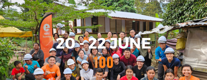 Build EPIC Homes on 20th - 22nd June